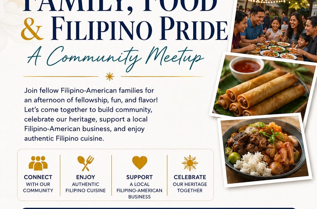Fil-Am Community Meetup at Lumpan event flyer